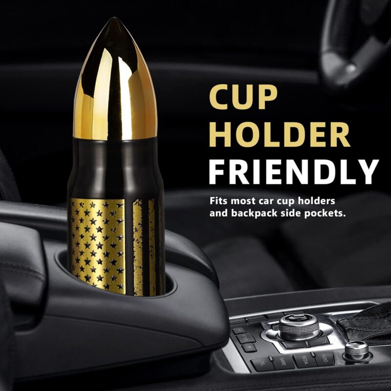 Funslive® USA Flag Bullet Tumbler