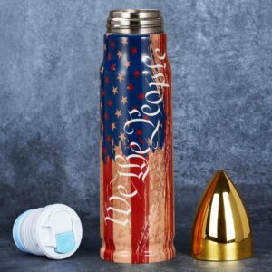 Funslive® We The People USA Flag Bullet Tumbler