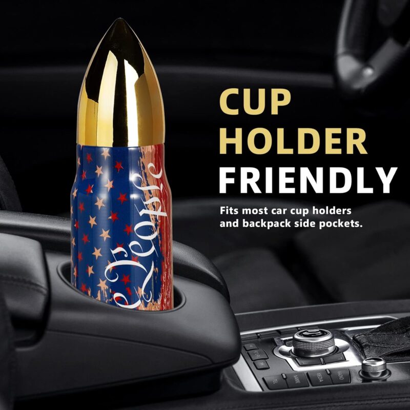 Funslive® We The People USA Flag Bullet Tumbler